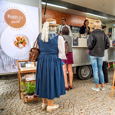 KochArt mobil am Wochenmarkt