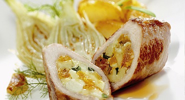 Gefülltes Schweinskarree