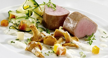 Schweinefilet mit Schwammerlsauce